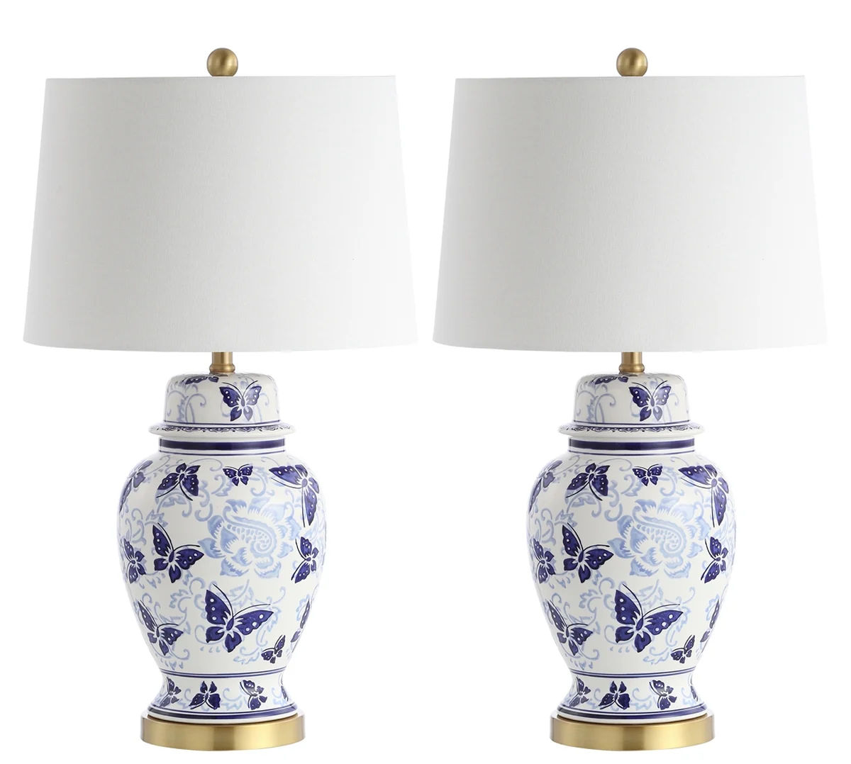 Safavieh Hana Tbale Lamp Set Of 2 - Blue - Image 2