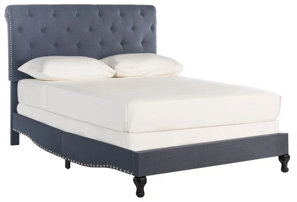 Safavieh Hathaway Bed Queen Size - Navy - Image 2