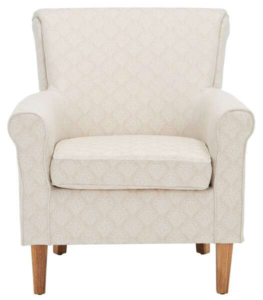 Safavieh Hazina Club Chair - Beige Flower - Image 2