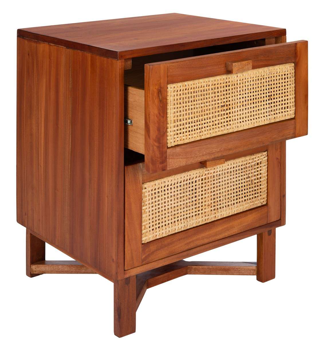 Safavieh Hedwig 2 Drawer Nightstand - Natural - Image 3