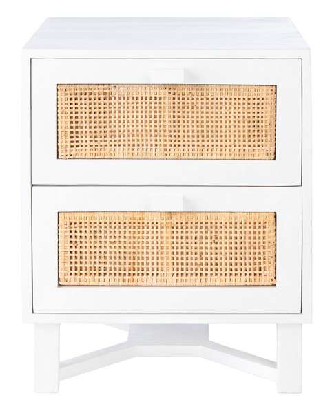 Safavieh Hedwig 2 Drawer Nightstand - White - Image 2