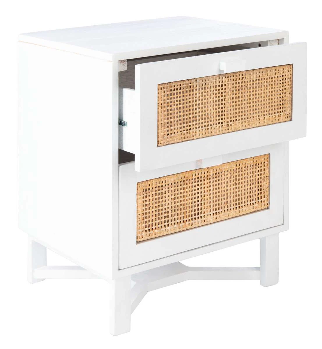Safavieh Hedwig 2 Drawer Nightstand - White - Image 3