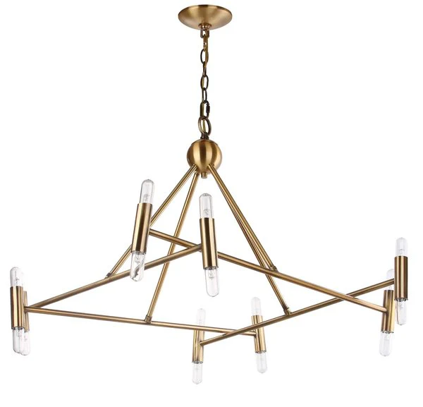 Safavieh Hegarty Chandelier - Gold - Image 2