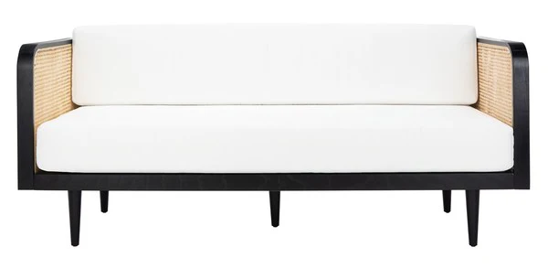 Safavieh Helena French Cane Wood Daybed - Black - Image 2