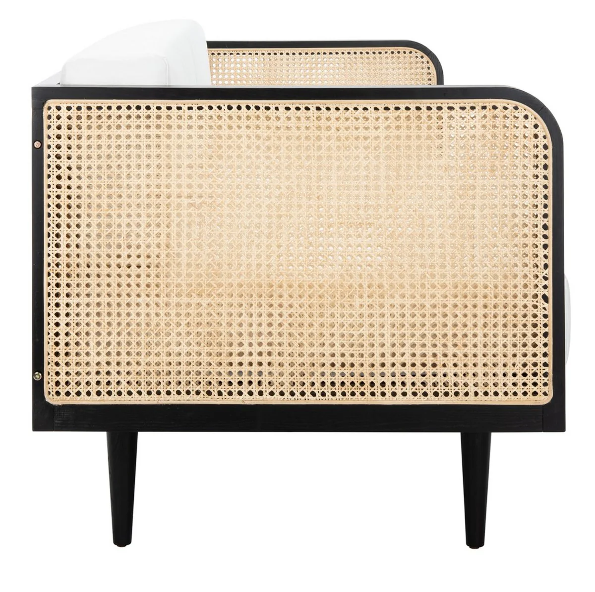 Safavieh Helena French Cane Wood Daybed - Black - Image 5