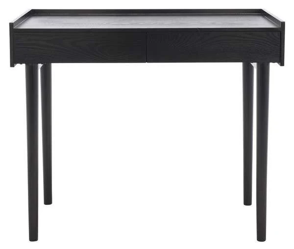Safavieh Henley 2 Drawer Desk - Black - Image 2