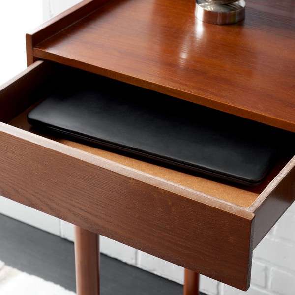 Safavieh Henley 2 Drawer Desk - Brown - Image 3