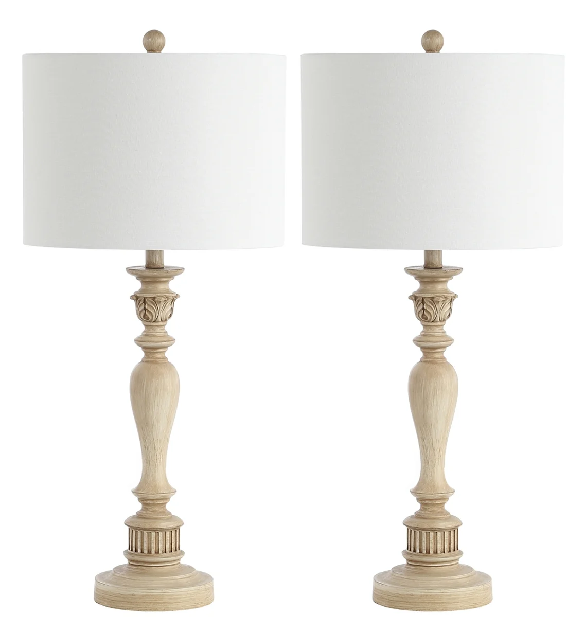 Safavieh Hugh Table Lamp Set Of 2 - Light Brown - Image 2