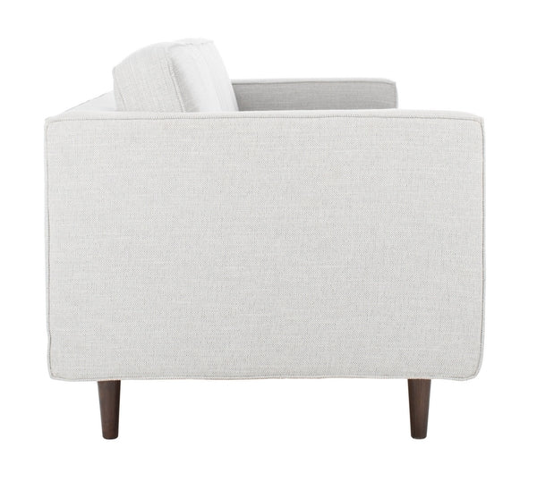 Safavieh Hurley Mid-Century Upholstered Fabric Sofa - Light Gray - Image 4