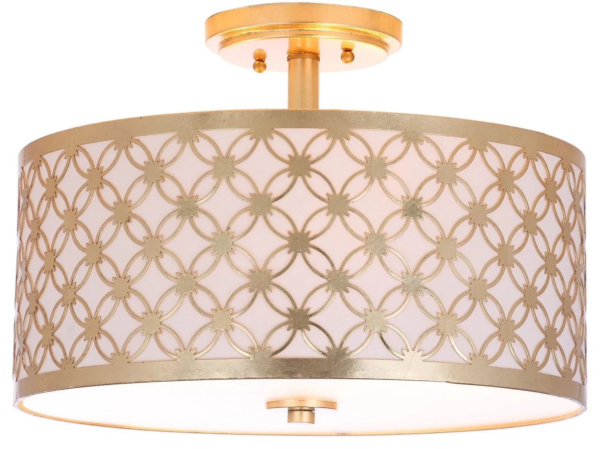 Safavieh Hutch 3 Light 16-Inch Dia Gold Flush Mount - Gold - Image 3