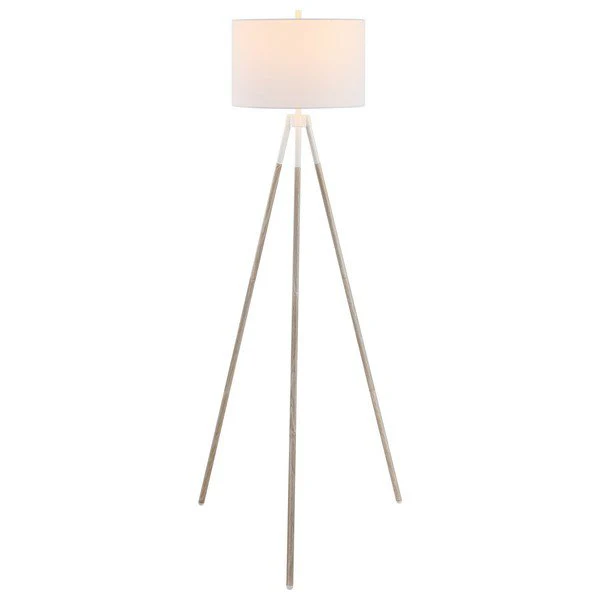 Safavieh Idalia Floor Lamp - Walnut - Image 2