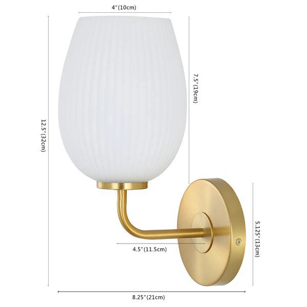 Safavieh Idina Wall Sconce - Gold - Image 3