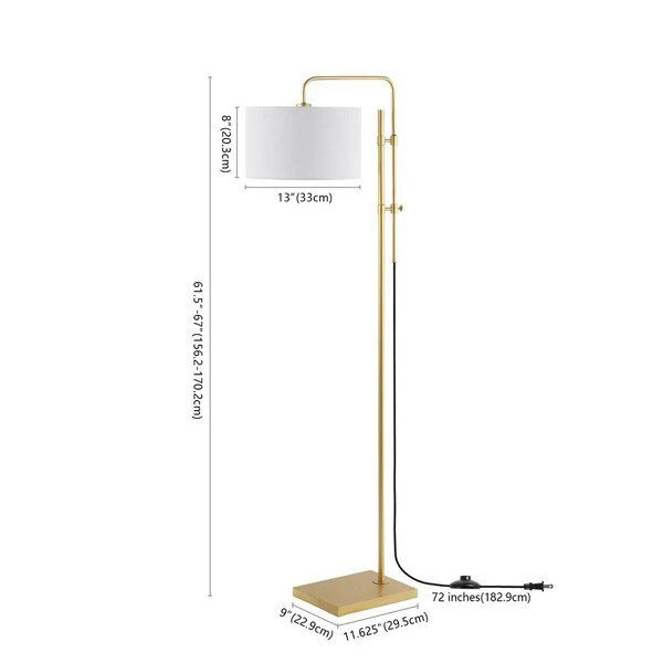 Safavieh Idra Floor Lamp - Gold - Image 3