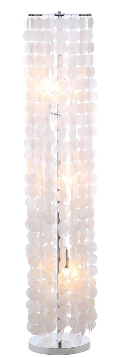 Safavieh Illumina 3 Light Capiz 60-Inch H Floor Lamp - White - Image 3
