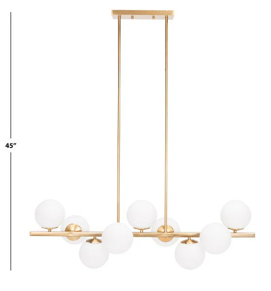 Safavieh Imara Chandelier - Antique Gold - Image 3