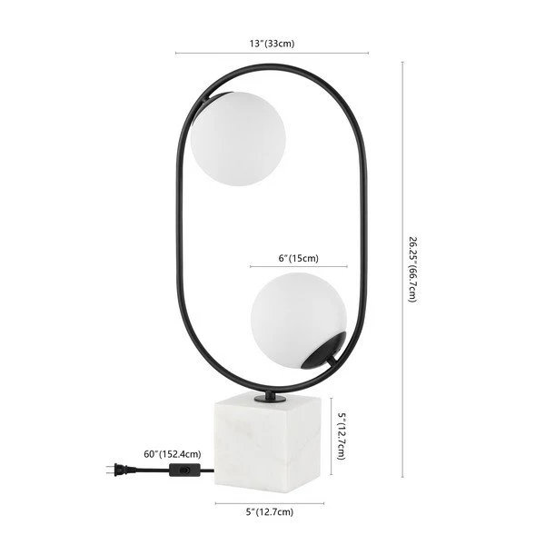 Safavieh Imrie Table Lamp - White - Image 3