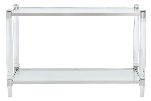Safavieh Isabelle Acrylic Console Table - Silver - Image 2