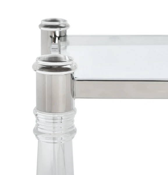 Safavieh Isabelle Acrylic Console Table - Silver - Image 5