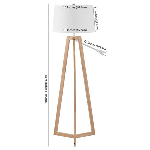 Safavieh Ismeria Floor Lamp - Natural - Image 3