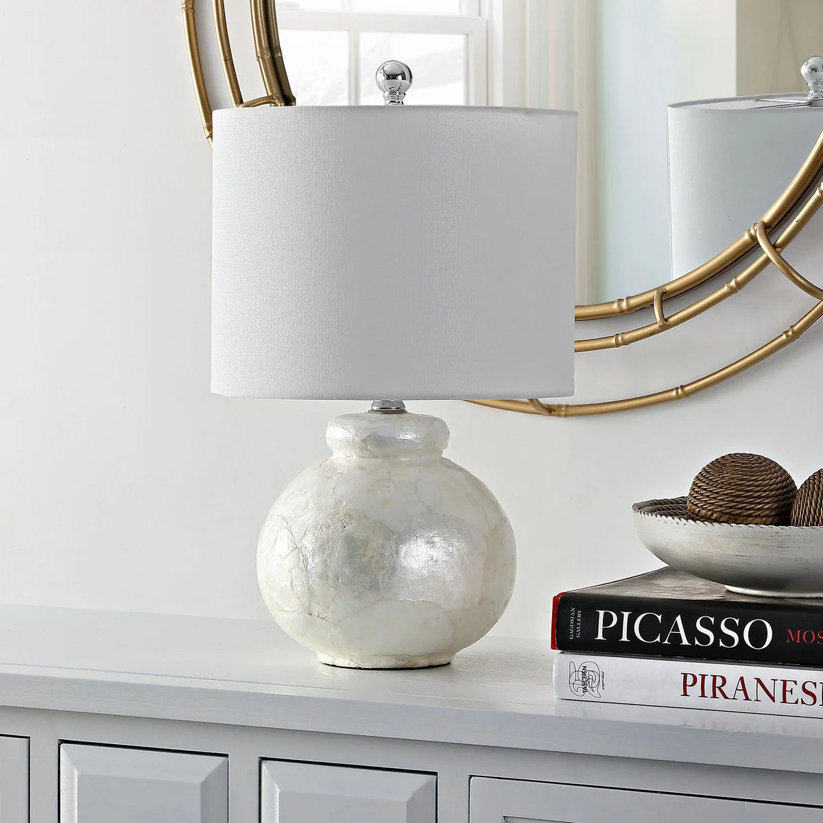 Safavieh Ivy Resin Table Lamp - Ivory - Image 3