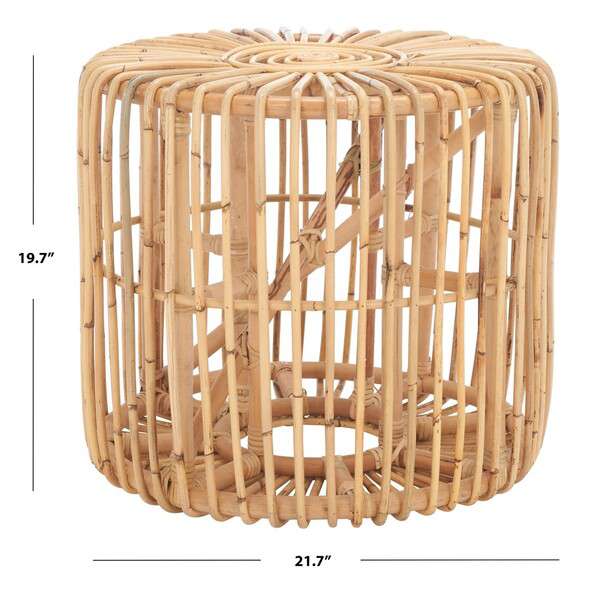 Safavieh Jabez Round Accent Table - Natural - Image 2