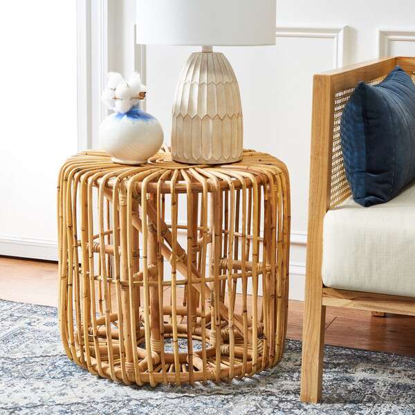 Safavieh Jabez Round Accent Table - Natural - Image 4