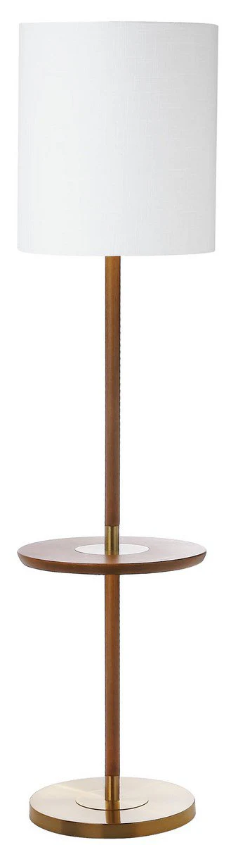 Safavieh Janell 65-Inch H End Table Floor Lamp - Brown - Image 2
