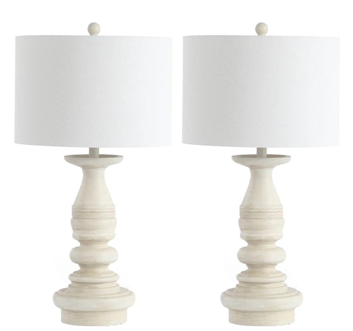 Safavieh Jareth Table Lamp Set Of 2 - White Wash - Image 2
