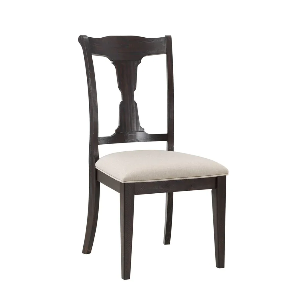 Safavieh Jasmyn Wood Dining Chair Set Of 2 - Dark Walnut - Image 5