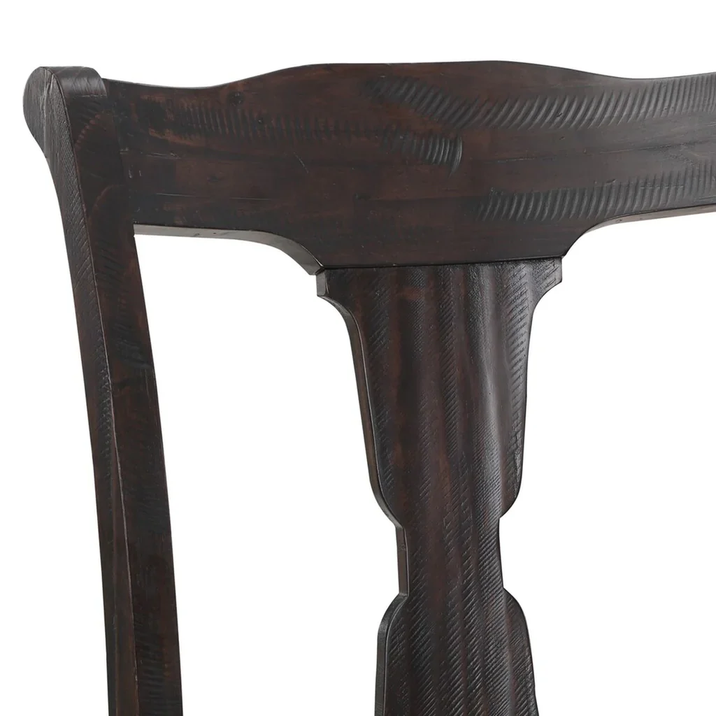 Safavieh Jasmyn Wood Dining Chair Set Of 2 - Dark Walnut - Image 9