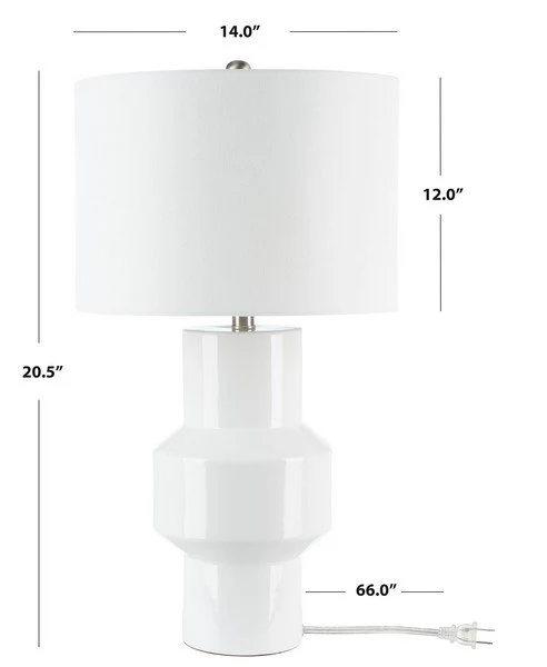 Safavieh Javert Table Lamp - White - Image 3