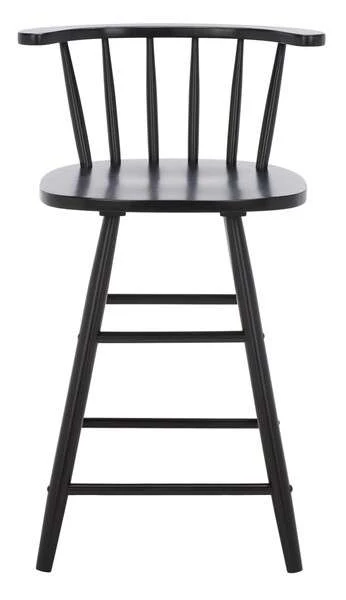 Safavieh Jay Wood Counter Stool - Black - Image 2