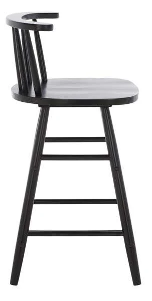 Safavieh Jay Wood Counter Stool - Black - Image 3