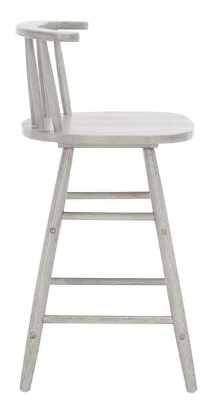 Safavieh Jay Wood Counter Stool - Gray - Image 3