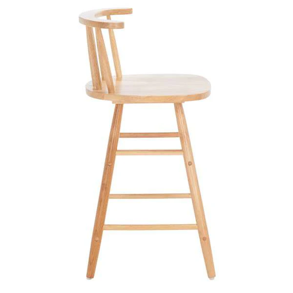 Safavieh Jay Wood Counter Stool - Natural - Image 3