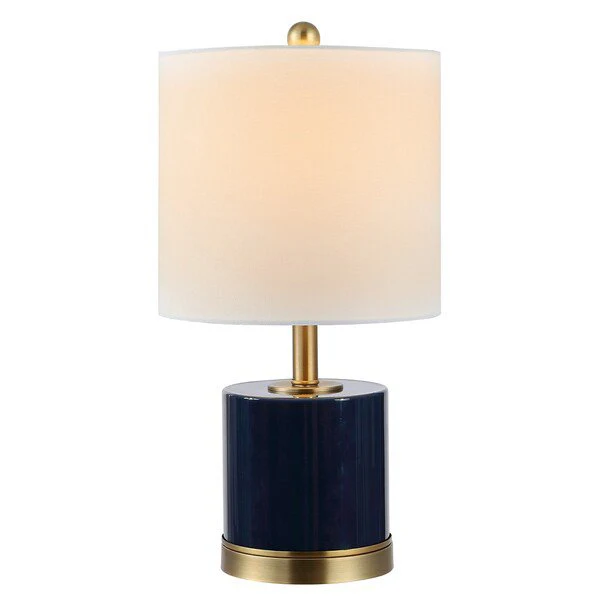 Safavieh Jayce Glass Table Lamp Set Of 2 - Navy - Image 2