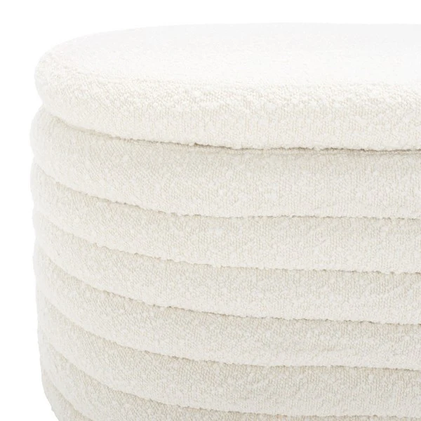 Safavieh Jaymie Storage Bench - Ivory - Image 4
