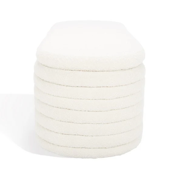 Safavieh Jaymie Storage Bench - Ivory - Image 5