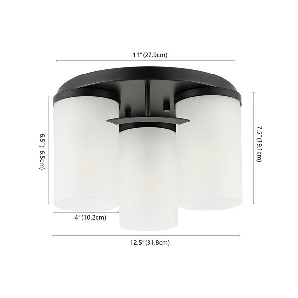 Safavieh Jeffra Flush Mount - Black - Image 3