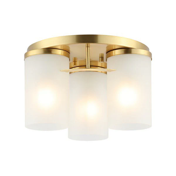 Safavieh Jeffra Flush Mount - Brass Gold - Image 2