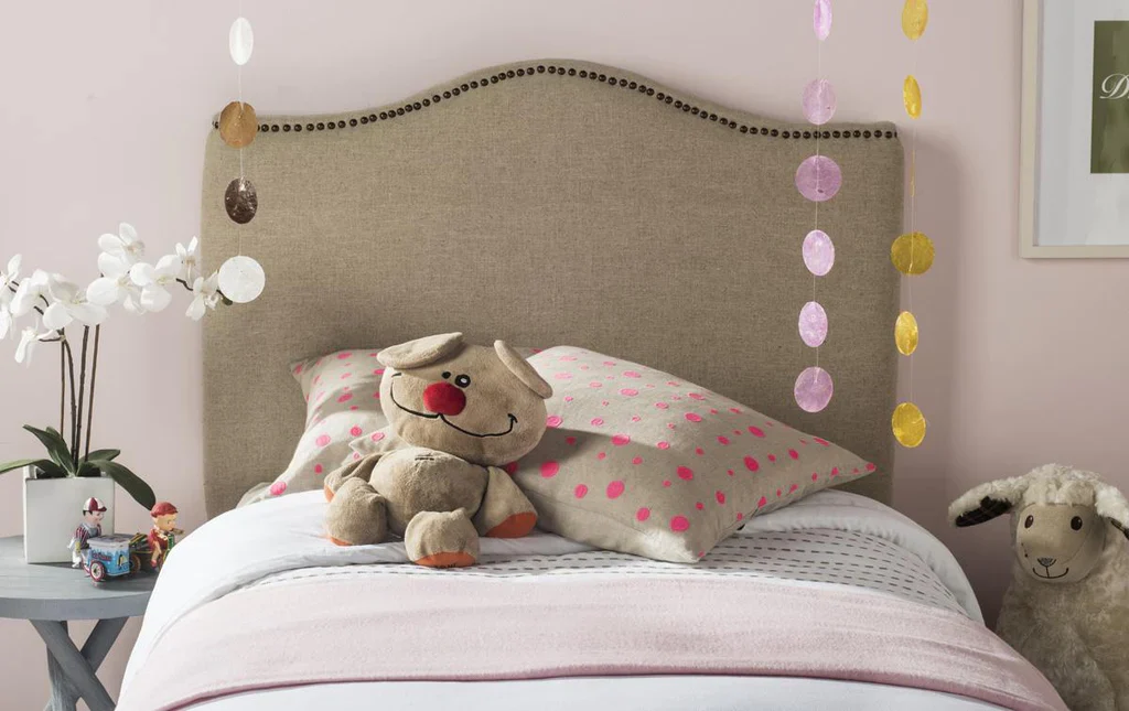 Safavieh Jeneve Twin Headboard Kids Size - Hemp - Image 3