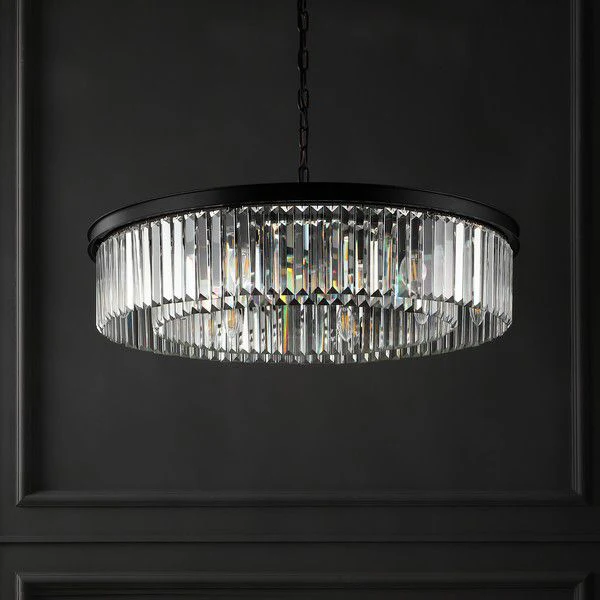 Safavieh Jennaya Crystal Chandelier - Black - Image 4