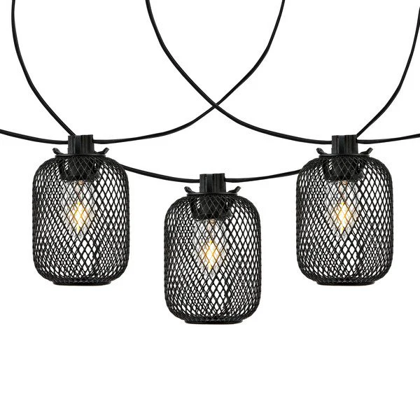 Safavieh Jepsen Led Outdoor String Lights - Black - Image 2