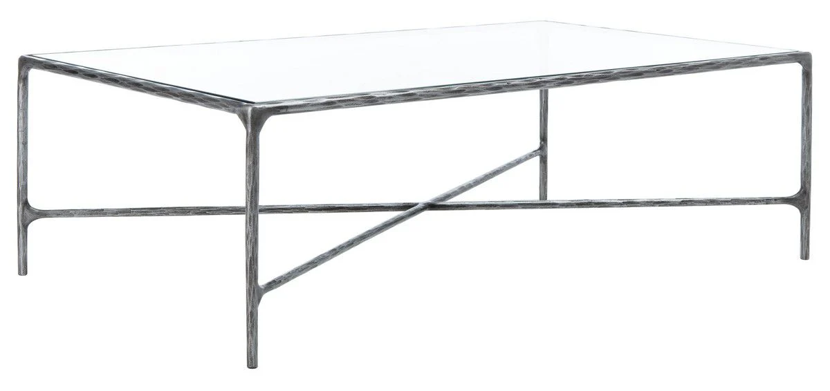 Safavieh Jessa Rectangle Coffee Table - Silver - Image 3