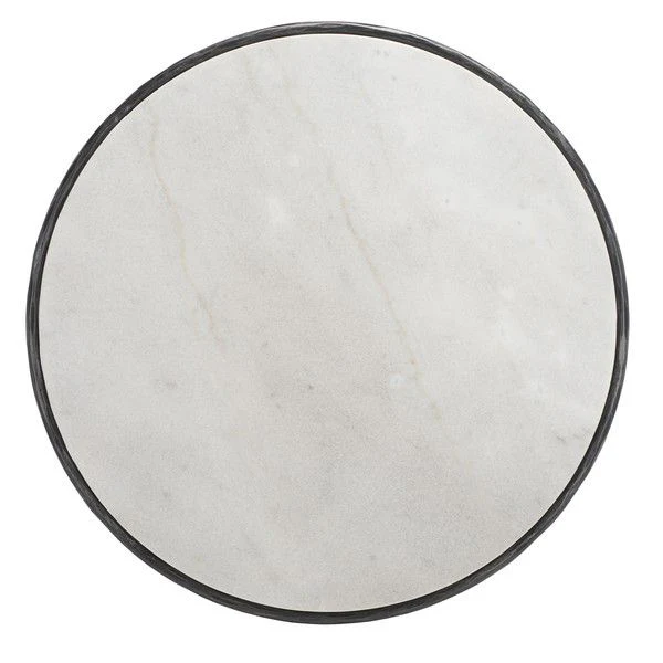 Safavieh Jessa Round Metal Coffee Table - Black - Image 4