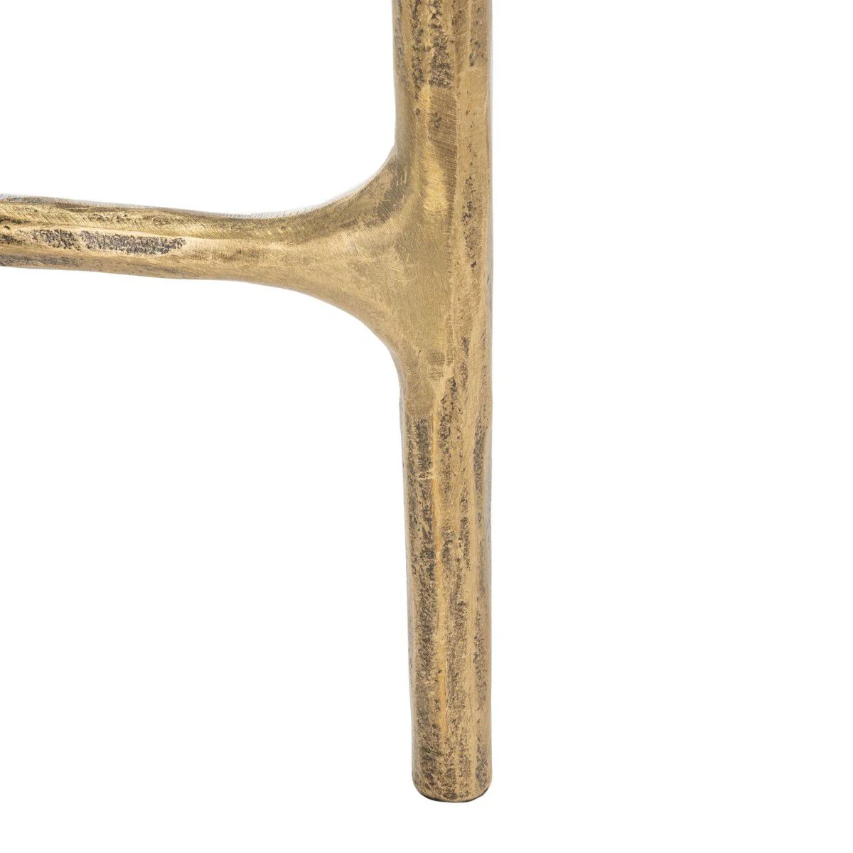 Safavieh Jessa Round Metal Coffee Table - Brass - Image 3