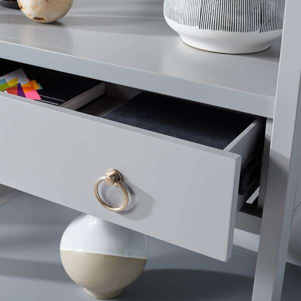 Safavieh Johni 1 Drawer 5 Shelf Etagere - Gray - Image 2