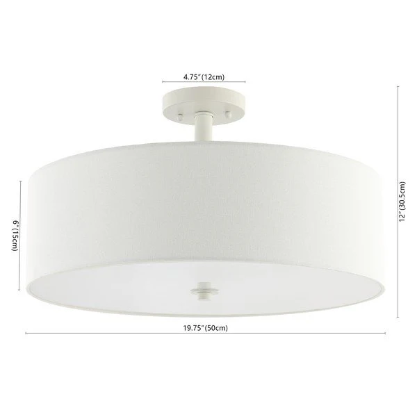 Safavieh Jolana Flush Mount - White - Image 3
