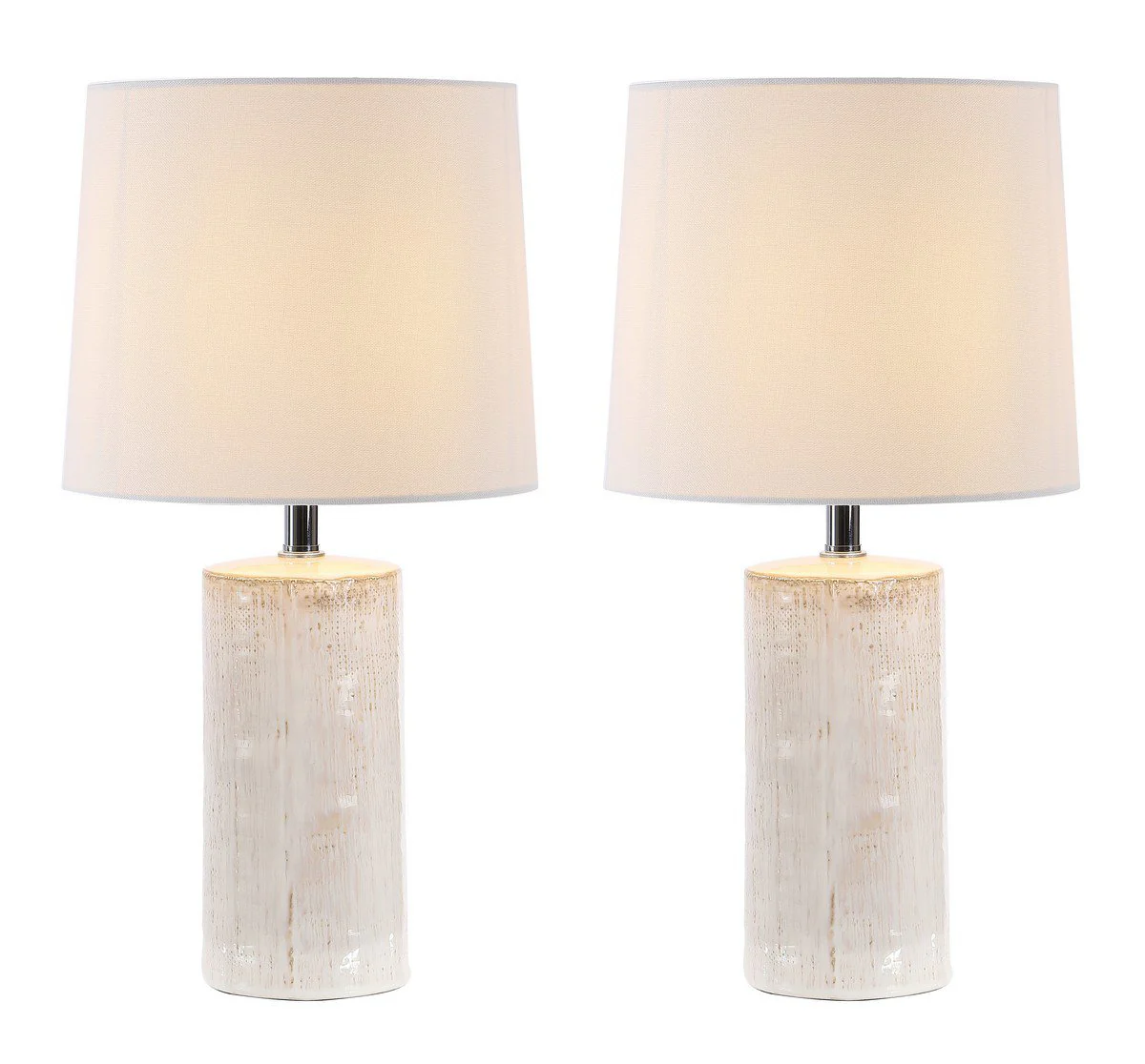 Safavieh Jonie Ceramic Table Lamp Set Of 2 - Ivory - Image 3