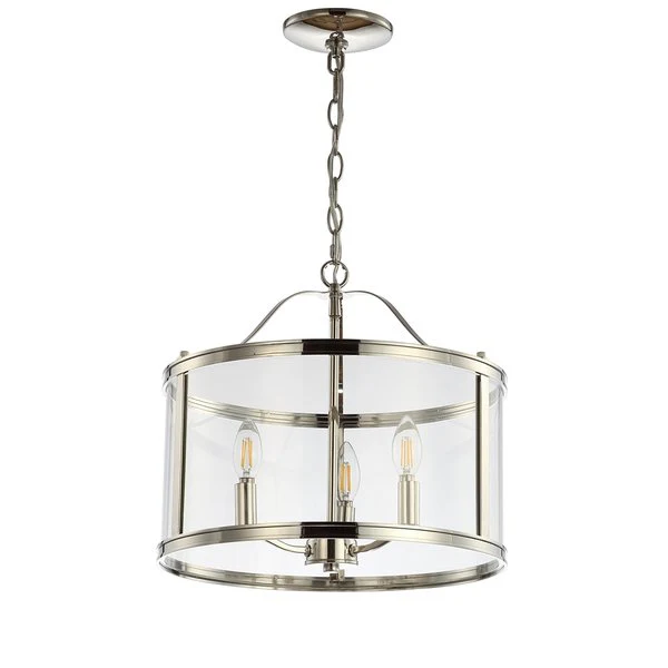 Safavieh Jude Pendant - Shiny Nickel - Image 2